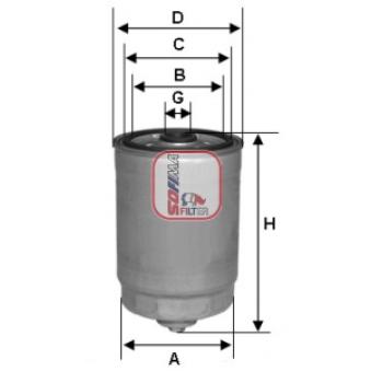 Filtre à carburant SOFIMA OEM 3218794R91 Filtre à carburant SOFIMA OEM 3218794R91