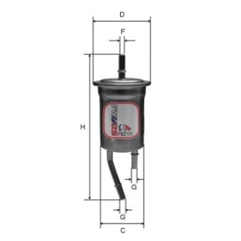 Filtre à carburant SOFIMA OEM 0K30A13480