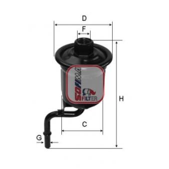 Filtre à carburant SOFIMA OEM 2330028010 Filtre à carburant SOFIMA OEM 2330028010