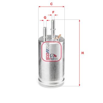 Filtre à carburant SOFIMA OEM 31261044