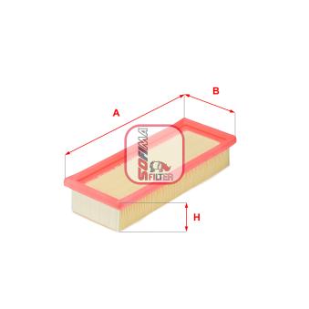 Filtre à air SOFIMA OEM 7759323