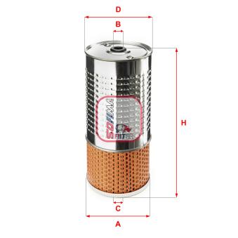 Filtre à huile SOFIMA OEM 9975223
