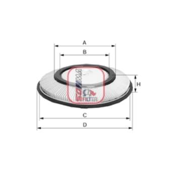 Filtre à air SOFIMA OEM 1654677A10