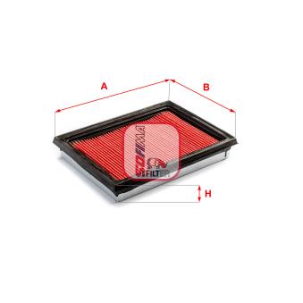 Filtre à air SOFIMA OEM 1654630P00