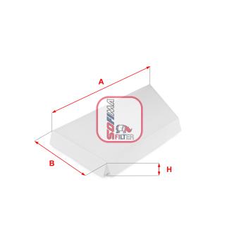 Filtre, air de l'habitacle SOFIMA OEM 6447AZ
