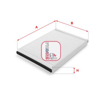 Filtre, air de l'habitacle SOFIMA OEM 1808610