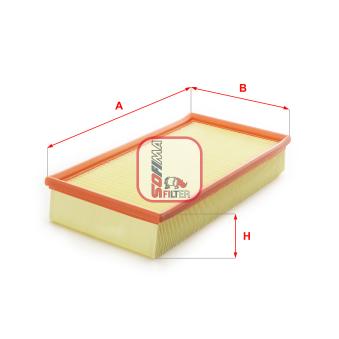 Filtre à air SOFIMA OEM MR127078