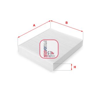 Filtre, air de l'habitacle SOFIMA OEM 1315686