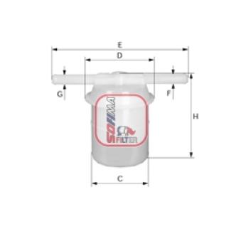 Filtre à carburant SOFIMA OEM 2330024020