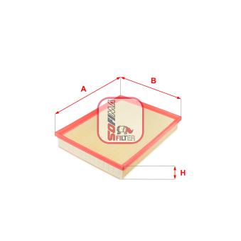 Filtre à air SOFIMA OEM 5834282 Filtre à air SOFIMA OEM 5834282