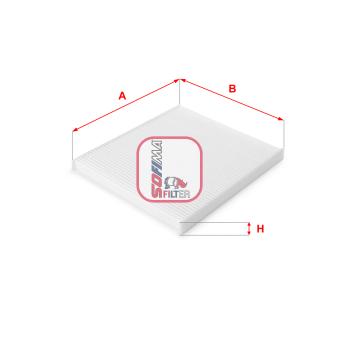 Filtre, air de l'habitacle SOFIMA OEM 971332E210