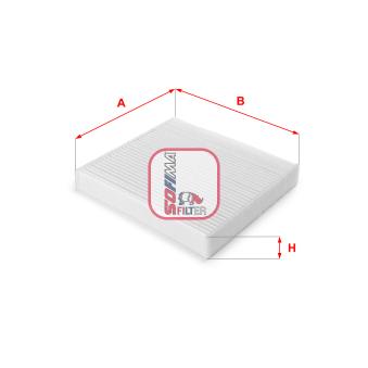 Filtre, air de l'habitacle SOFIMA OEM 8713902020