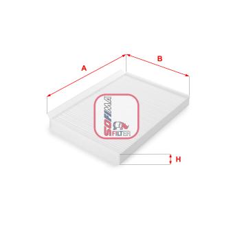 Filtre, air de l'habitacle SOFIMA OEM 971332L000