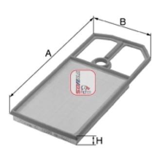 Filtre à air SOFIMA OEM 6K0129620C