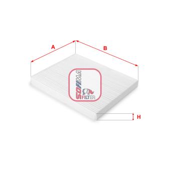 Filtre, air de l'habitacle SOFIMA OEM 97133F2100 Filtre, air de l'habitacle SOFIMA OEM 97133F2100