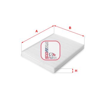 Filtre, air de l'habitacle SOFIMA OEM 1541456 Filtre, air de l'habitacle SOFIMA OEM 1541456