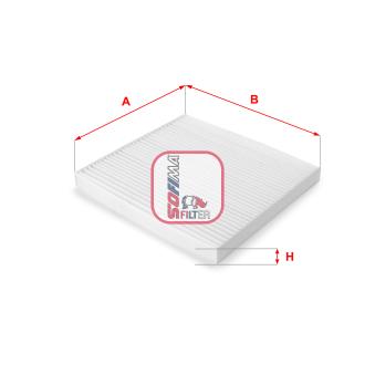 Filtre, air de l'habitacle SOFIMA OEM BRPRT10429