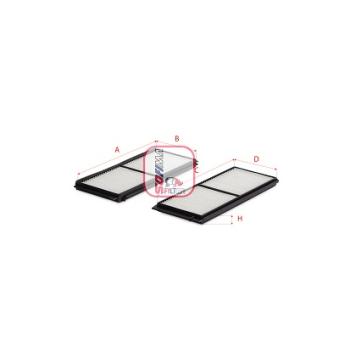 Filtre, air de l'habitacle SOFIMA OEM d65161j6x9a