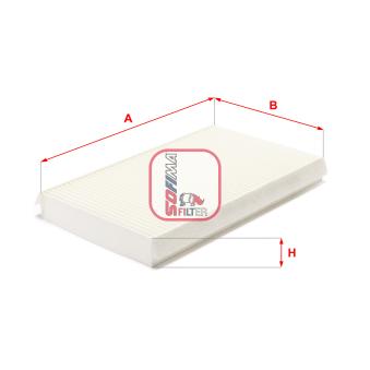 Filtre, air de l'habitacle SOFIMA OEM JKR500010