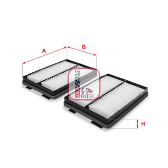 Filtre, air de l'habitacle SOFIMA OEM 64110088138