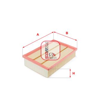 Filtre à air SOFIMA OEM 1486703