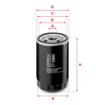 Filtre à huile SOFIMA OEM 46795125 Filtre à huile SOFIMA OEM 46795125