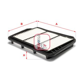 Filtre à air SOFIMA OEM 96553450