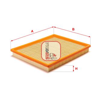 Filtre à air SOFIMA OEM 53007386AB