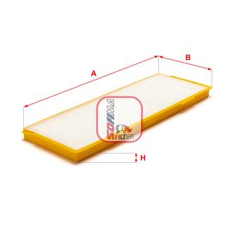 Filtre, air de l'habitacle SOFIMA OEM 1913500 Filtre, air de l'habitacle SOFIMA OEM 1913500