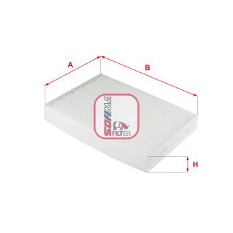 Filtre, air de l'habitacle SOFIMA OEM 272774BA0A