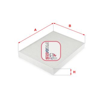 Filtre, air de l'habitacle SOFIMA OEM K68071668AA