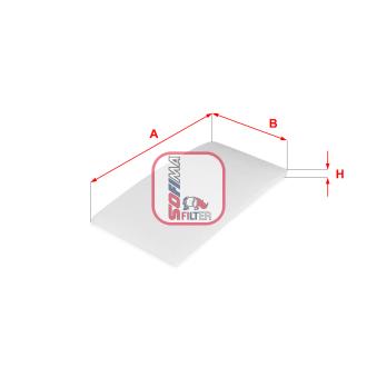 Filtre, air de l'habitacle SOFIMA OEM A0018358747