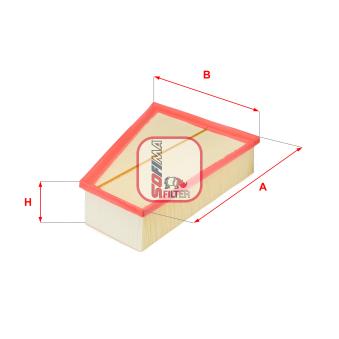 Filtre à air SOFIMA OEM 1698684 Filtre à air SOFIMA OEM 1698684