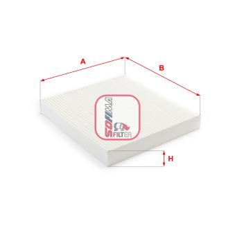 Filtre, air de l'habitacle SOFIMA OEM 1718237