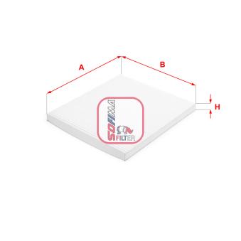 Filtre, air de l'habitacle SOFIMA OEM 971334L000