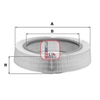 Filtre à air SOFIMA OEM 2733E9601A