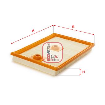 Filtre à air SOFIMA OEM 04E129620