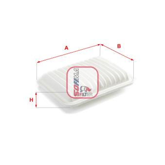 Filtre à air SOFIMA OEM 178010D060