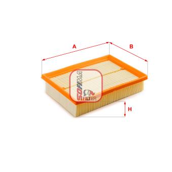 Filtre à air SOFIMA OEM 96950990