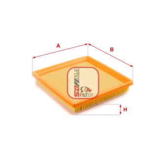 Filtre à air SOFIMA OEM 834778