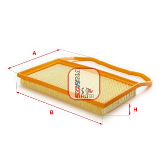 Filtre à air SOFIMA OEM 04C129620C