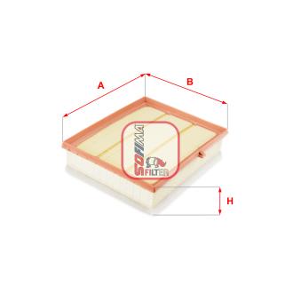 Filtre à air SOFIMA OEM 178010N060