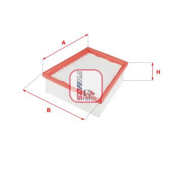 Filtre à air SOFIMA OEM 8200820869