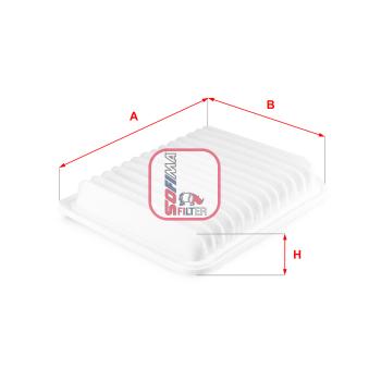 Filtre à air SOFIMA OEM 1609907380