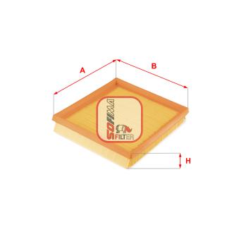 Filtre à air SOFIMA OEM 04E129620A