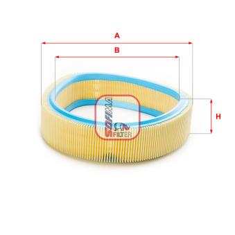 Filtre à air SOFIMA OEM 7701034872