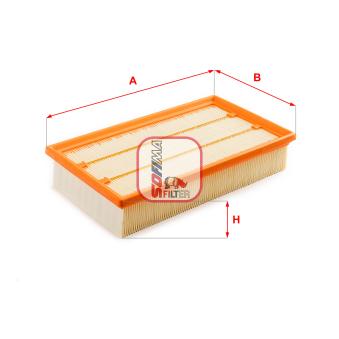Filtre à air SOFIMA OEM 2W939601AC