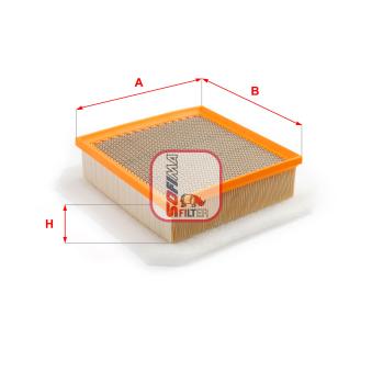 Filtre à air SOFIMA OEM 835075
