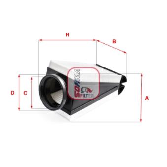 Filtre à air SOFIMA OEM A6510940404