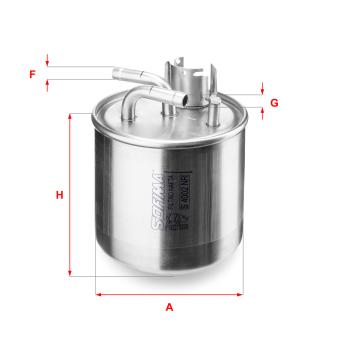 Filtre à carburant SOFIMA OEM 057127435E Filtre à carburant SOFIMA OEM 057127435E